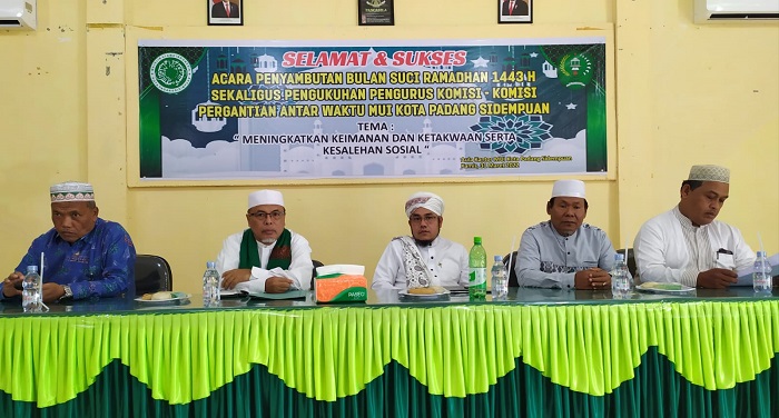 MUI Padangsidimpuan Gelar Penyambutan Bulan Suci Ramadhan 1443 H/2022 M